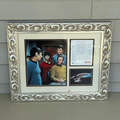 LOT 11P: Star Trek Decor - Wall Clocks, Poster, Framed Print & More