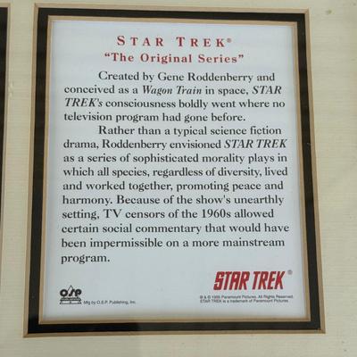LOT 11P: Star Trek Decor - Wall Clocks, Poster, Framed Print & More