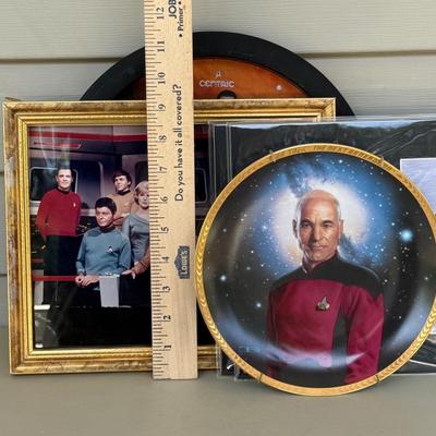 LOT 11P: Star Trek Decor - Wall Clocks, Poster, Framed Print & More