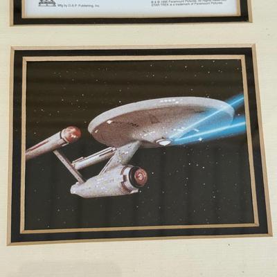 LOT 11P: Star Trek Decor - Wall Clocks, Poster, Framed Print & More