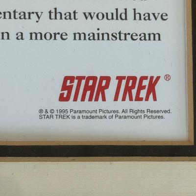 LOT 11P: Star Trek Decor - Wall Clocks, Poster, Framed Print & More