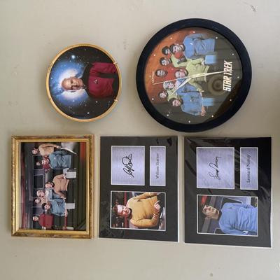 LOT 11P: Star Trek Decor - Wall Clocks, Poster, Framed Print & More