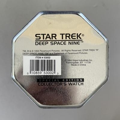 LOT 13P: Star Trek Deep Space Nine Watch in Tin, Hat, Pez & More
