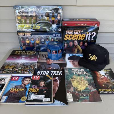LOT 13P: Star Trek Deep Space Nine Watch in Tin, Hat, Pez & More