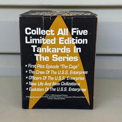 LOT 14P: Star Trek Collectibles - 1997 Calendar, U.S.S. Enterprise NCC-1701 Pizza Cutter & More