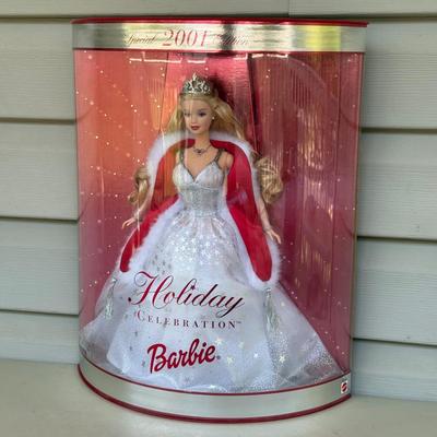 LOT 15P: NRFB Mattel Happy Holidays Barbie Dolls - 50304, 14103 & 20200