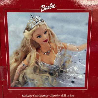 LOT 15P: NRFB Mattel Happy Holidays Barbie Dolls - 50304, 14103 & 20200