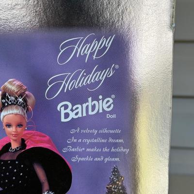 LOT 15P: NRFB Mattel Happy Holidays Barbie Dolls - 50304, 14103 & 20200