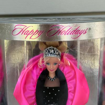 LOT 15P: NRFB Mattel Happy Holidays Barbie Dolls - 50304, 14103 & 20200