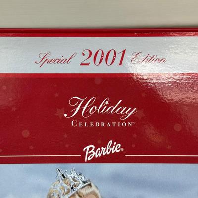 LOT 15P: NRFB Mattel Happy Holidays Barbie Dolls - 50304, 14103 & 20200