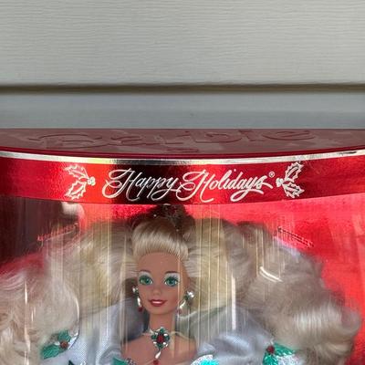 LOT 15P: NRFB Mattel Happy Holidays Barbie Dolls - 50304, 14103 & 20200