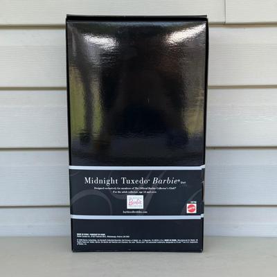 LOT 16P: NRFB Mattel Barbie Dolls - 2001 Midnight Tuxedo Barbie 28796 & Cafe Society Barbie 18892