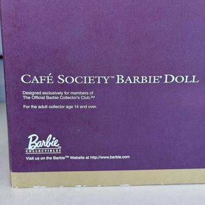 LOT 16P: NRFB Mattel Barbie Dolls - 2001 Midnight Tuxedo Barbie 28796 & Cafe Society Barbie 18892