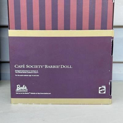 LOT 16P: NRFB Mattel Barbie Dolls - 2001 Midnight Tuxedo Barbie 28796 & Cafe Society Barbie 18892