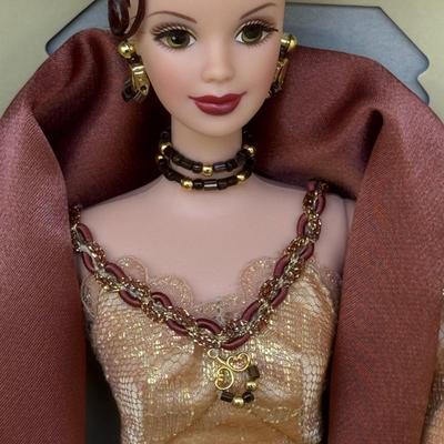 LOT 16P: NRFB Mattel Barbie Dolls - 2001 Midnight Tuxedo Barbie 28796 & Cafe Society Barbie 18892