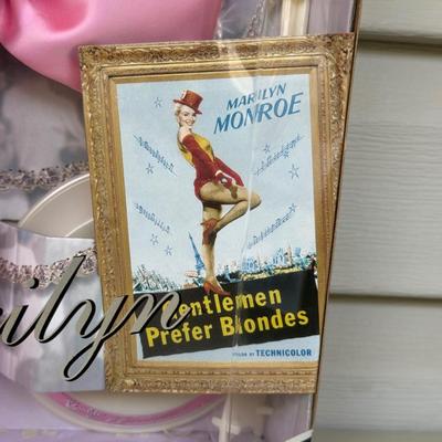 LOT 17P: NRFB Mattel Barbie Doll Marilyn Monroe Collection - The Seven Year Itch 17155, Gentlemen Prefer Blondes 17452 & 17451