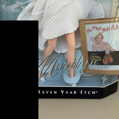 LOT 17P: NRFB Mattel Barbie Doll Marilyn Monroe Collection - The Seven Year Itch 17155, Gentlemen Prefer Blondes 17452 & 17451