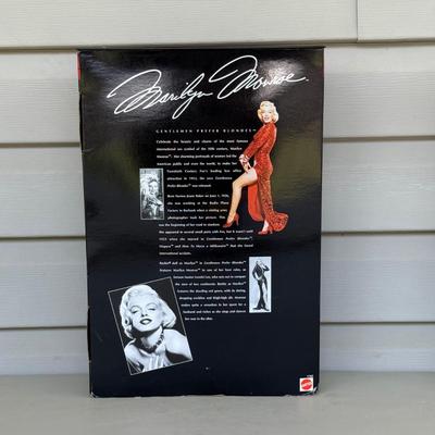 LOT 17P: NRFB Mattel Barbie Doll Marilyn Monroe Collection - The Seven Year Itch 17155, Gentlemen Prefer Blondes 17452 & 17451