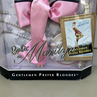 LOT 17P: NRFB Mattel Barbie Doll Marilyn Monroe Collection - The Seven Year Itch 17155, Gentlemen Prefer Blondes 17452 & 17451