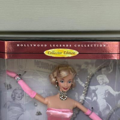 LOT 17P: NRFB Mattel Barbie Doll Marilyn Monroe Collection - The Seven Year Itch 17155, Gentlemen Prefer Blondes 17452 & 17451