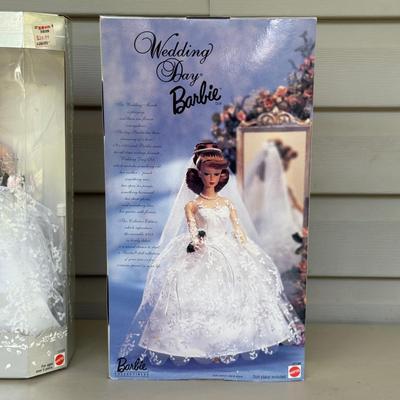LOT 18P: NRFB Mattel Barbie Doll Collectors Edition Wedding Day Barbie 17119 & 17120 & Solo In The Spotlight Reproduction 13534