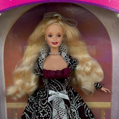 LOT 19P: NRFB Mattel Barbie Doll Special Edition Winter Fantasy 17249 & Winter Evening 19218