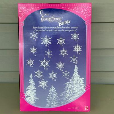 LOT 19P: NRFB Mattel Barbie Doll Special Edition Winter Fantasy 17249 & Winter Evening 19218