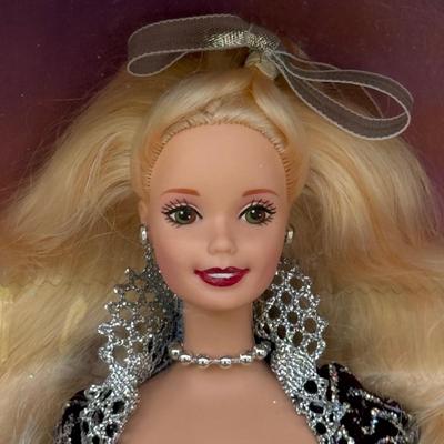 LOT 19P: NRFB Mattel Barbie Doll Special Edition Winter Fantasy 17249 & Winter Evening 19218