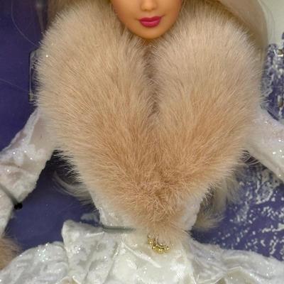 LOT 19P: NRFB Mattel Barbie Doll Special Edition Winter Fantasy 17249 & Winter Evening 19218