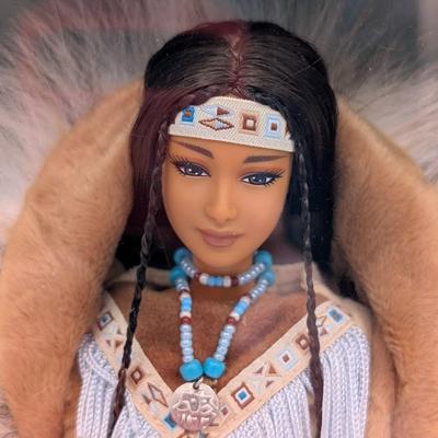 LOT 22P: NRFB Mattel Barbie Collector Edition, Spirit of the Earth, 2001 ID # 50707, Just Gorgeous In Every Detail!