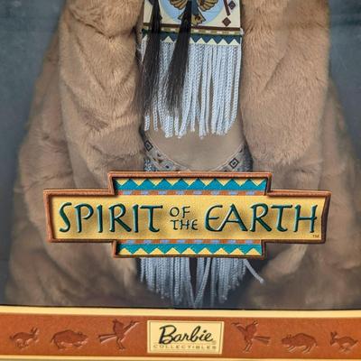 LOT 22P: NRFB Mattel Barbie Collector Edition, Spirit of the Earth, 2001 ID # 50707, Just Gorgeous In Every Detail!