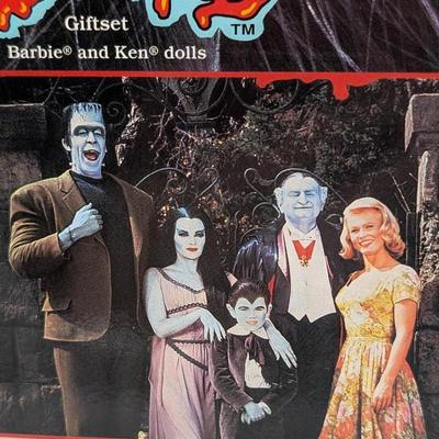 LOT 23P: NRFB Mattel Barbie Collectibles, The Munsters Gift Set, 2001, ID # 50544, Don't Miss This Monstrous Opportunity to Own This...