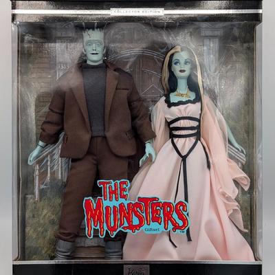LOT 23P: NRFB Mattel Barbie Collectibles, The Munsters Gift Set, 2001, ID # 50544, Don't Miss This Monstrous Opportunity to Own This...
