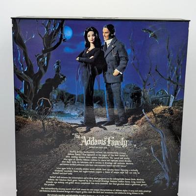 LOT 24P: NRFB Mattel Barbie Collectibles, The Addams Family Gift Set, 2000 ID # 27276, Cara Mia!