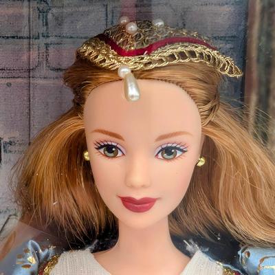 LOT 25P: NRFB Mattel Barbie Collector Edition Doll, 1999 ID # 23880, King Arthur & Queen Guinevere, A Fabulous Edition to Your Own...
