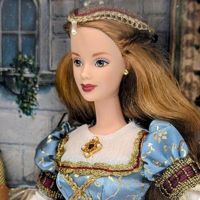 LOT 25P: NRFB Mattel Barbie Collector Edition Doll, 1999 ID # 23880, King Arthur & Queen Guinevere, A Fabulous Edition to Your Own...
