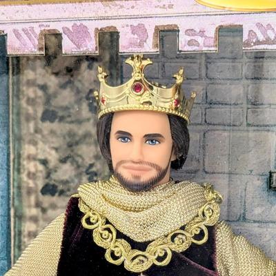 LOT 25P: NRFB Mattel Barbie Collector Edition Doll, 1999 ID # 23880, King Arthur & Queen Guinevere, A Fabulous Edition to Your Own...