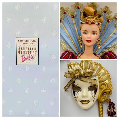 LOT 26P: NRFB Mattel Barbie Collector Edition, Venetian Opulence, 1999 ID # 24501, Breathtakingly Beautiful!