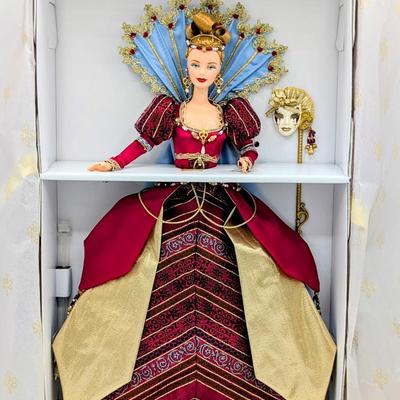 LOT 26P: NRFB Mattel Barbie Collector Edition, Venetian Opulence, 1999 ID # 24501, Breathtakingly Beautiful!