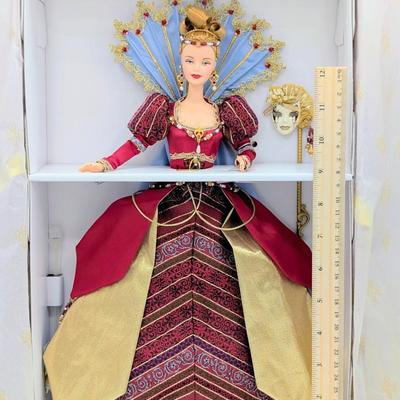 LOT 26P: NRFB Mattel Barbie Collector Edition, Venetian Opulence, 1999 ID # 24501, Breathtakingly Beautiful!