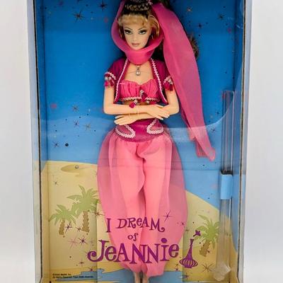 LOT 27P: NRFB Mattell Barbie Collectible, I Dream of Jeannie 2000 ID # 29913, Make Your Wishes Come True!