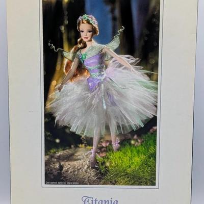LOT 30P: NRFB Mattel Barbie Collector Edition Doll, A Midsummer Night's Dream Titania, 2004 ID # C3819, I Wouldn't Slumber on...