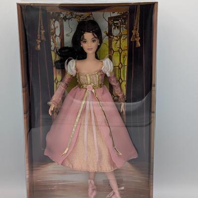 LOT 31P: NRFB Mattel Barbie Collector Edition Doll, Romeo and Juliet, 2004 ID # B5655, "But, Soft, What Light Through Yonder Window...