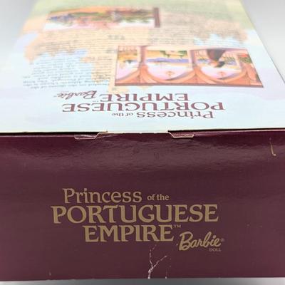 LOT 32P: NRFB Mattel Barbie Collector Edition, Princess of the Portuguese Empire 2002 ID # 56217 & Spanish Barbie 1999 ID #24670