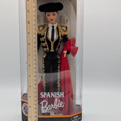 LOT 32P: NRFB Mattel Barbie Collector Edition, Princess of the Portuguese Empire 2002 ID # 56217 & Spanish Barbie 1999 ID #24670