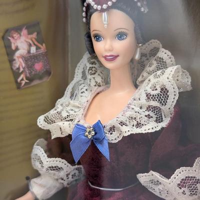 LOT 33P: NRFB Mattel Barbie Collector Edition Hallmark Special Edition Fair Valentine 1997 ID # 18091 & Sentimental Valentine 1996 ID...