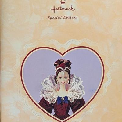 LOT 33P: NRFB Mattel Barbie Collector Edition Hallmark Special Edition Fair Valentine 1997 ID # 18091 & Sentimental Valentine 1996 ID...