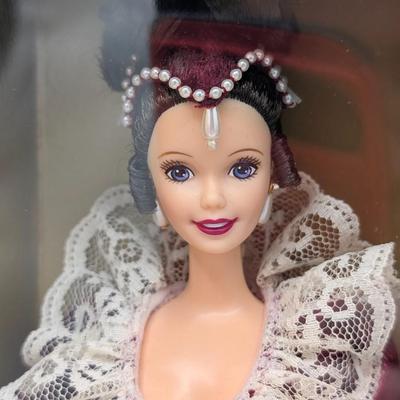 LOT 33P: NRFB Mattel Barbie Collector Edition Hallmark Special Edition Fair Valentine 1997 ID # 18091 & Sentimental Valentine 1996 ID...