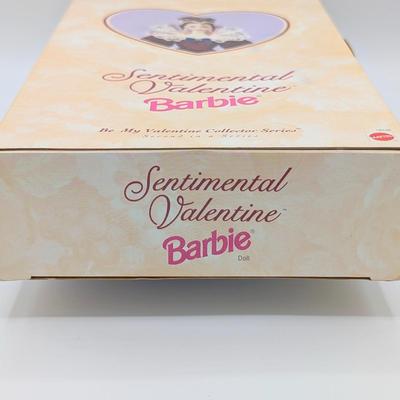 LOT 33P: NRFB Mattel Barbie Collector Edition Hallmark Special Edition Fair Valentine 1997 ID # 18091 & Sentimental Valentine 1996 ID...