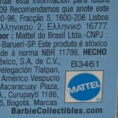 LOT 34P: NRFB Mattel Barbie Collector Editions Princess of the Nile, 2001 ID # 53369 & Princess of Ancient Greece, 2003 ID #B3461